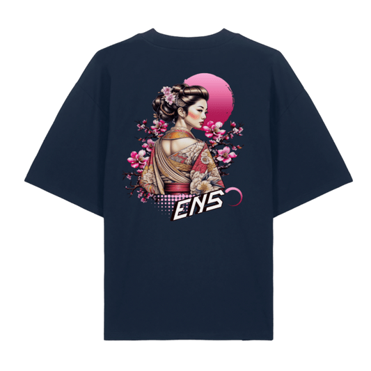 Silent Bloom Oversize Tee Ruhe & Stärke