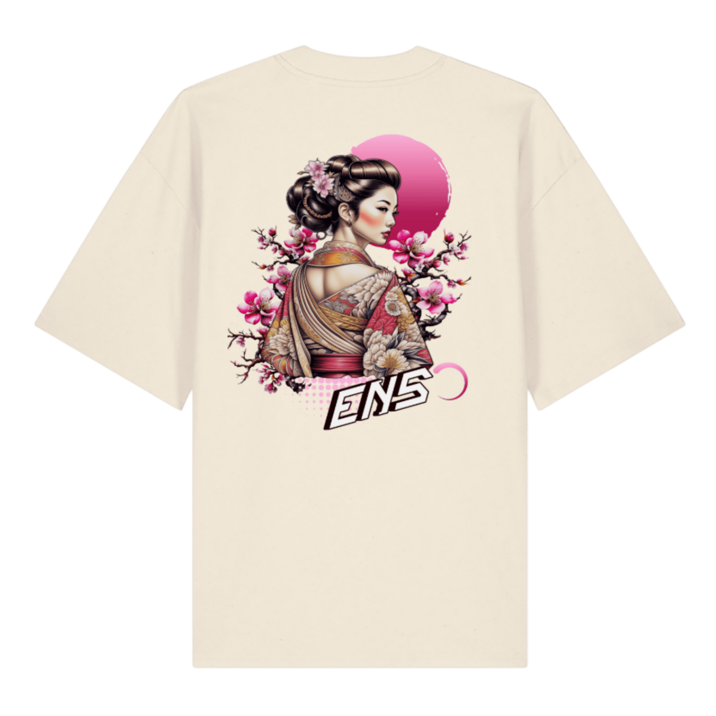 Silent Bloom Oversize Tee Ruhe & Stärke