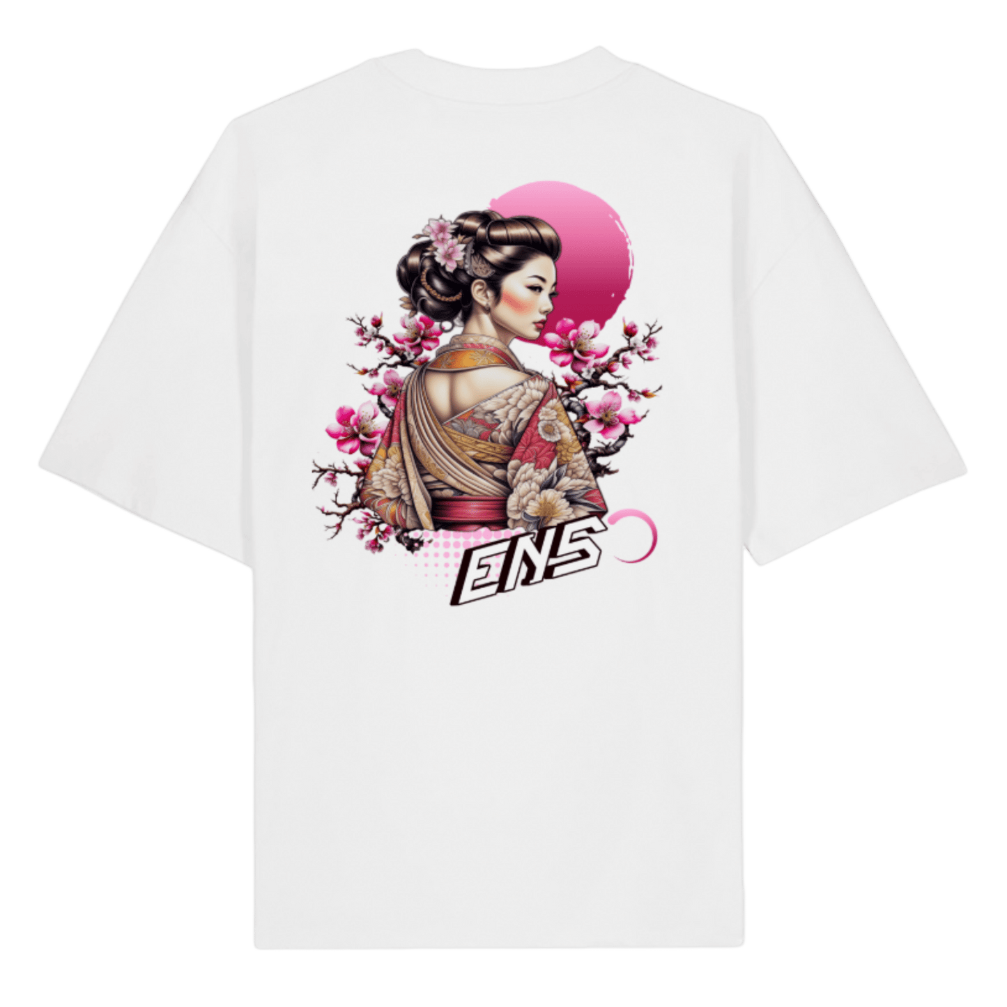 Silent Bloom Oversize Tee Ruhe & Stärke