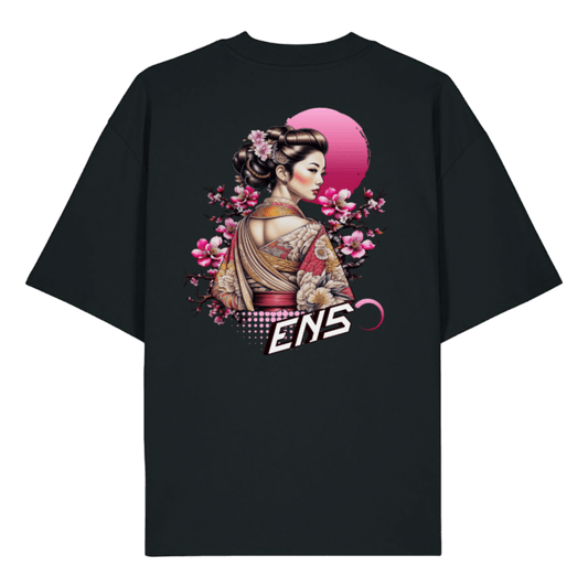 Silent Bloom Oversize Tee Ruhe & Stärke
